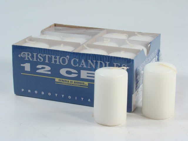 Candela moccolo 4x7 12 pezzipanna 56200.34