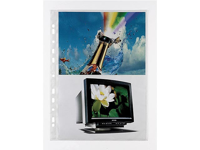 Buste forate universali porta foto 21x15cm 10 pezzi