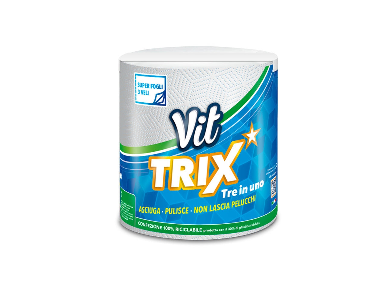 Vit trix monorotolo tre in uno: asciuga pulisce e non lascia pelucchi $