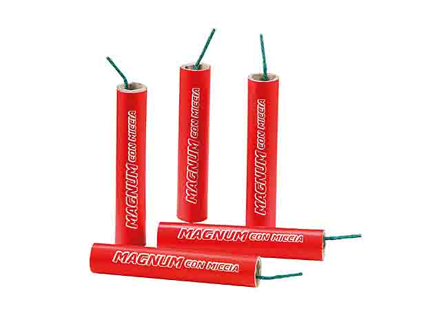 Petardi magnumcon miccia - la confezione comprende 25 box da 20 pezzi