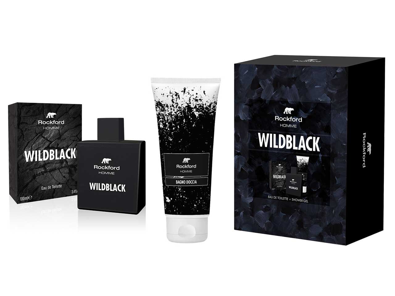 Set regalo rockford wildblack eau de toilette 100 ml + shower gel 200ml