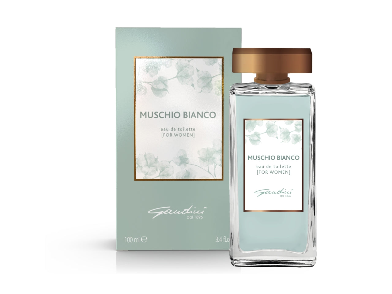 Set regalo gandini muschio bianco eau de toilette 100ml + shower gel 200ml