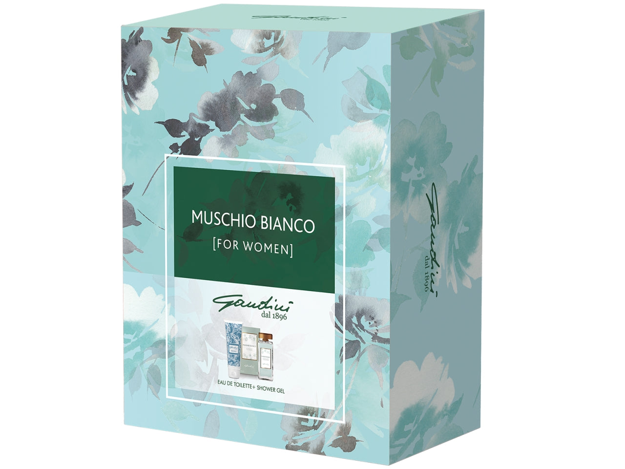 Set regalo gandini muschio bianco eau de toilette 100ml + shower gel 200ml