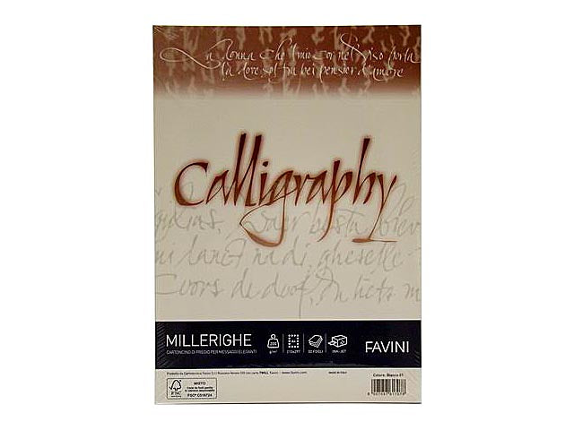 Fogli di carta mille righe colore bianco formato A4 200gr