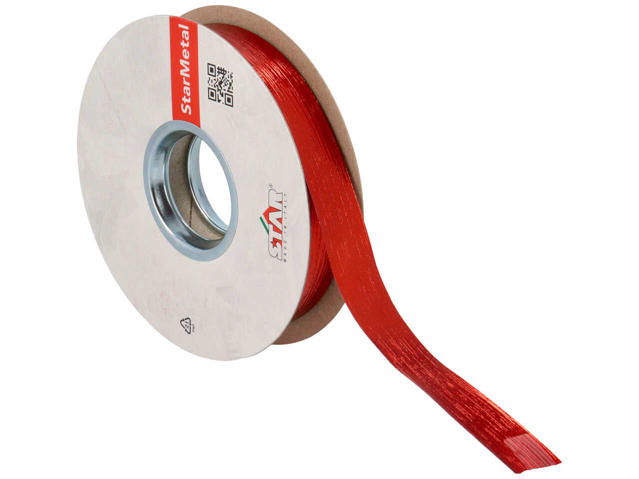Nastro regalo rosso monocromatico 1,9cmx50mt - Star