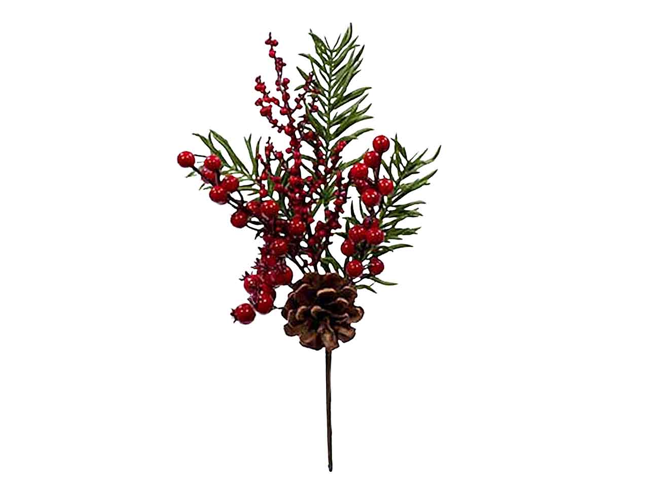 Pick con bacche 30cm rosso 9600