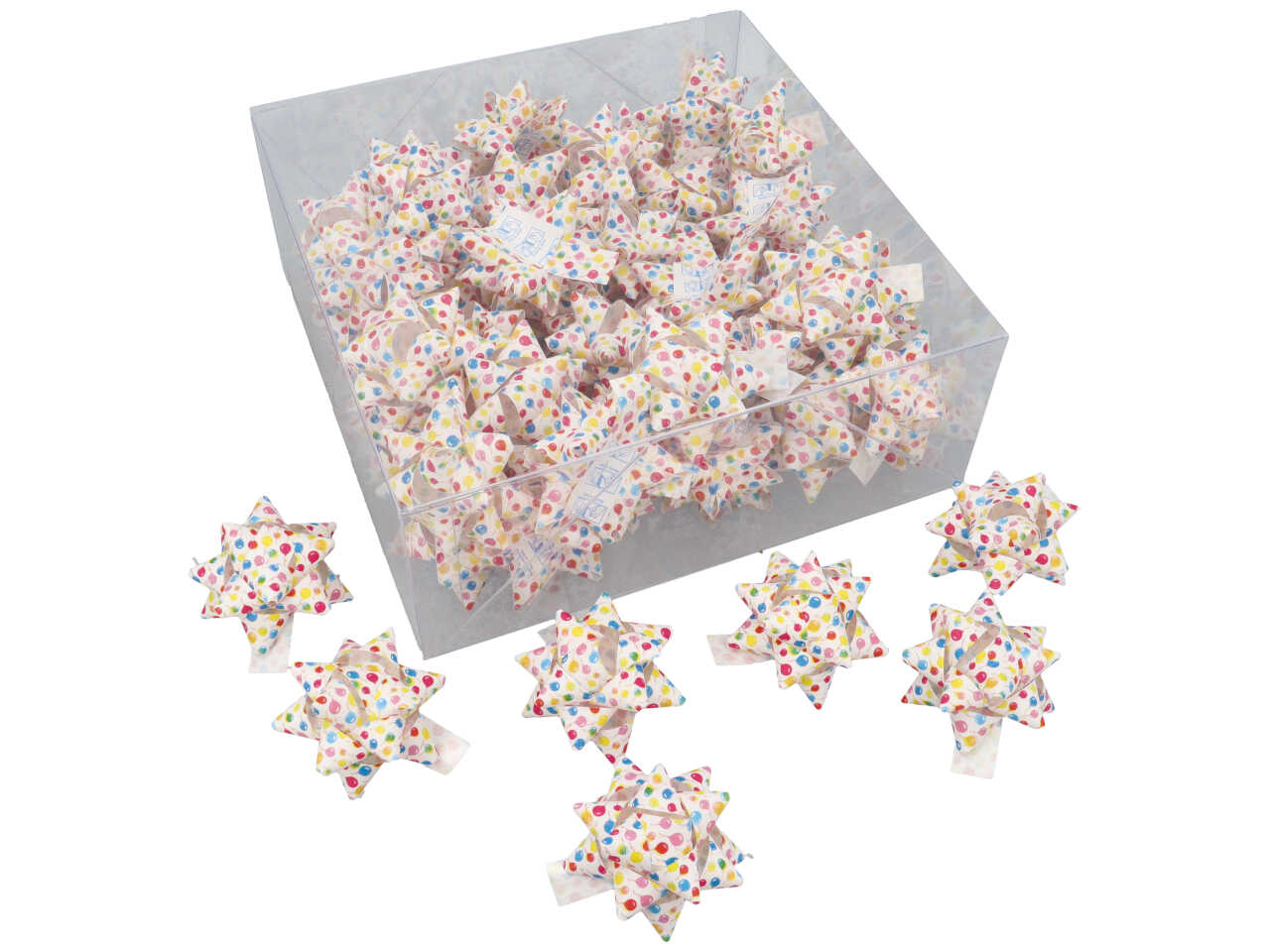 Coccarde 19mm decoro ballons - la confezione contiene 60 coccarde