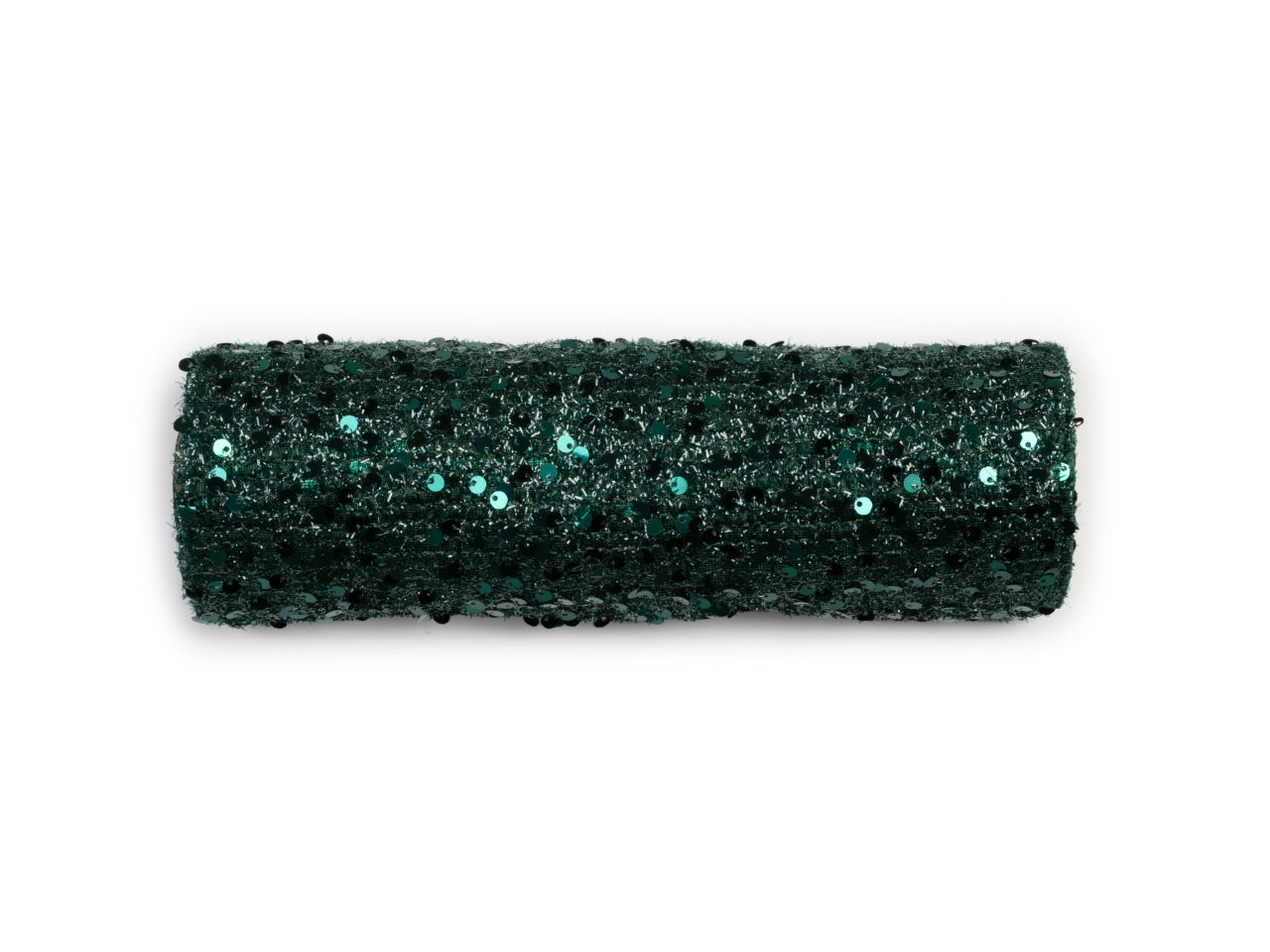 Runner con paillettes verde in poliestere 25cmx3mt - Star