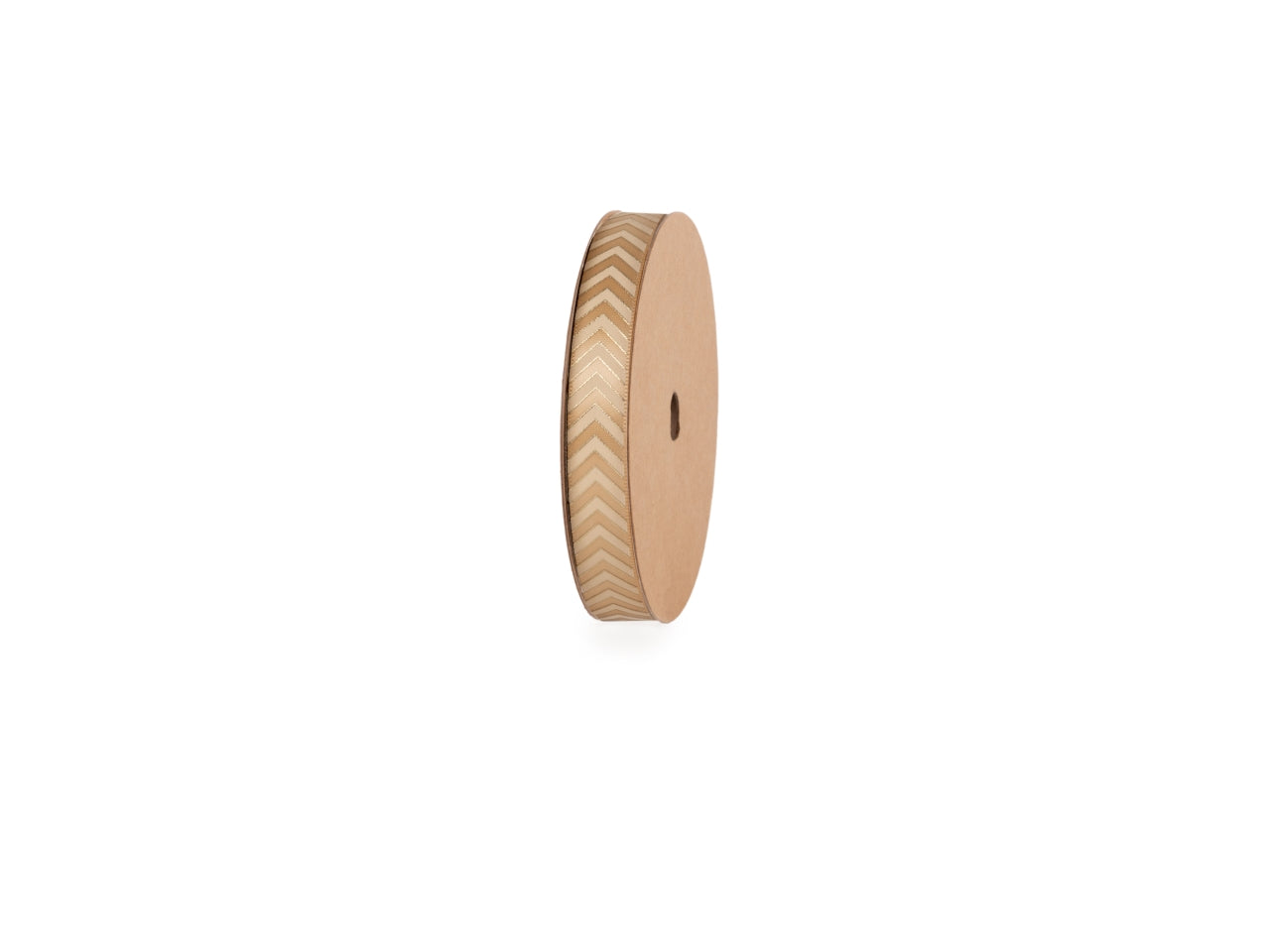 Nastro regalo beige e dorato spigato stampato 1,5cmx20mt - Star