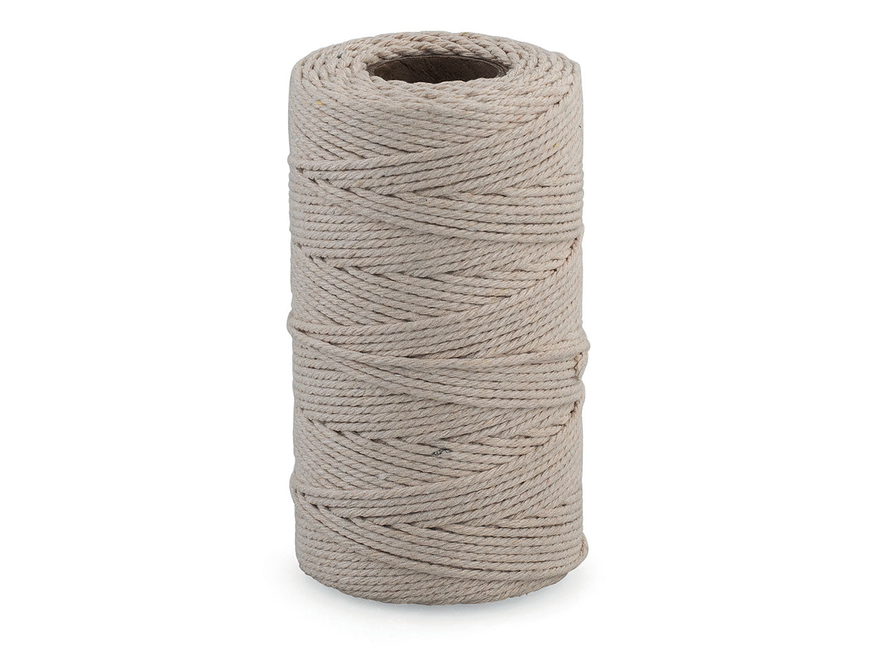 Scatola spago lino tortora 1mm 100m