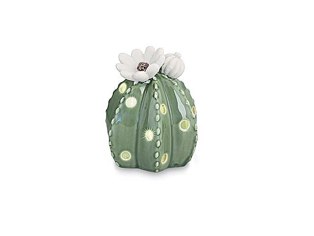 Cactus fiore bianco c/led 28324m