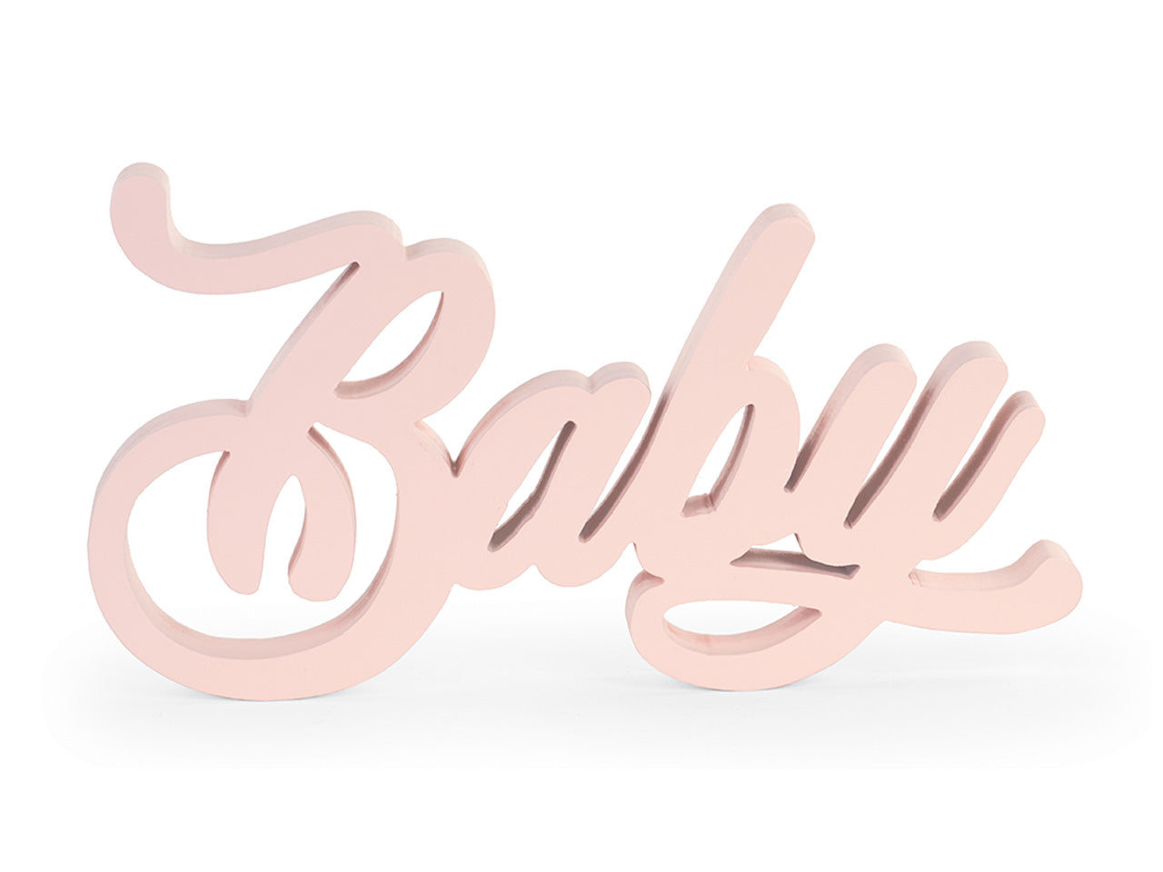 Scritta baby rosa 38x20x3cm