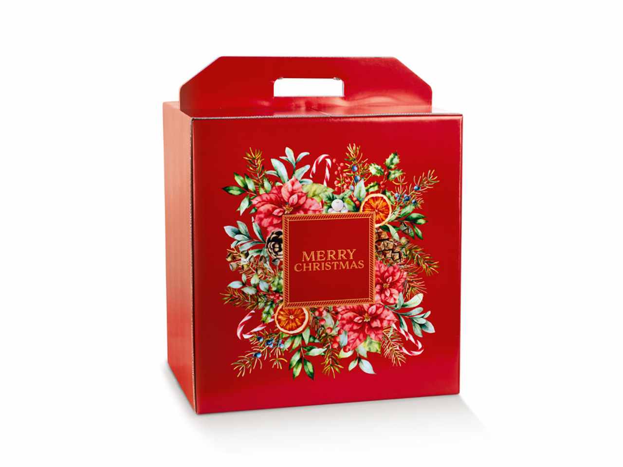 Scatola portapanettone e portabottiglia 430x240x345 linea botanical