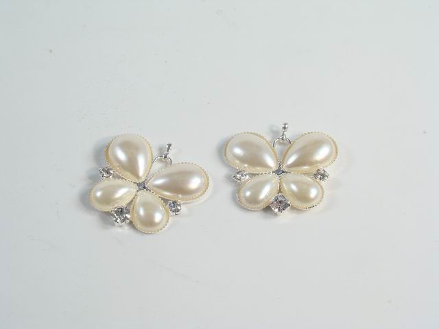 Farfalla perla c/strass   56754m