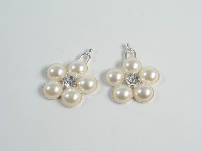 Fiore perla c/strass     56756m
