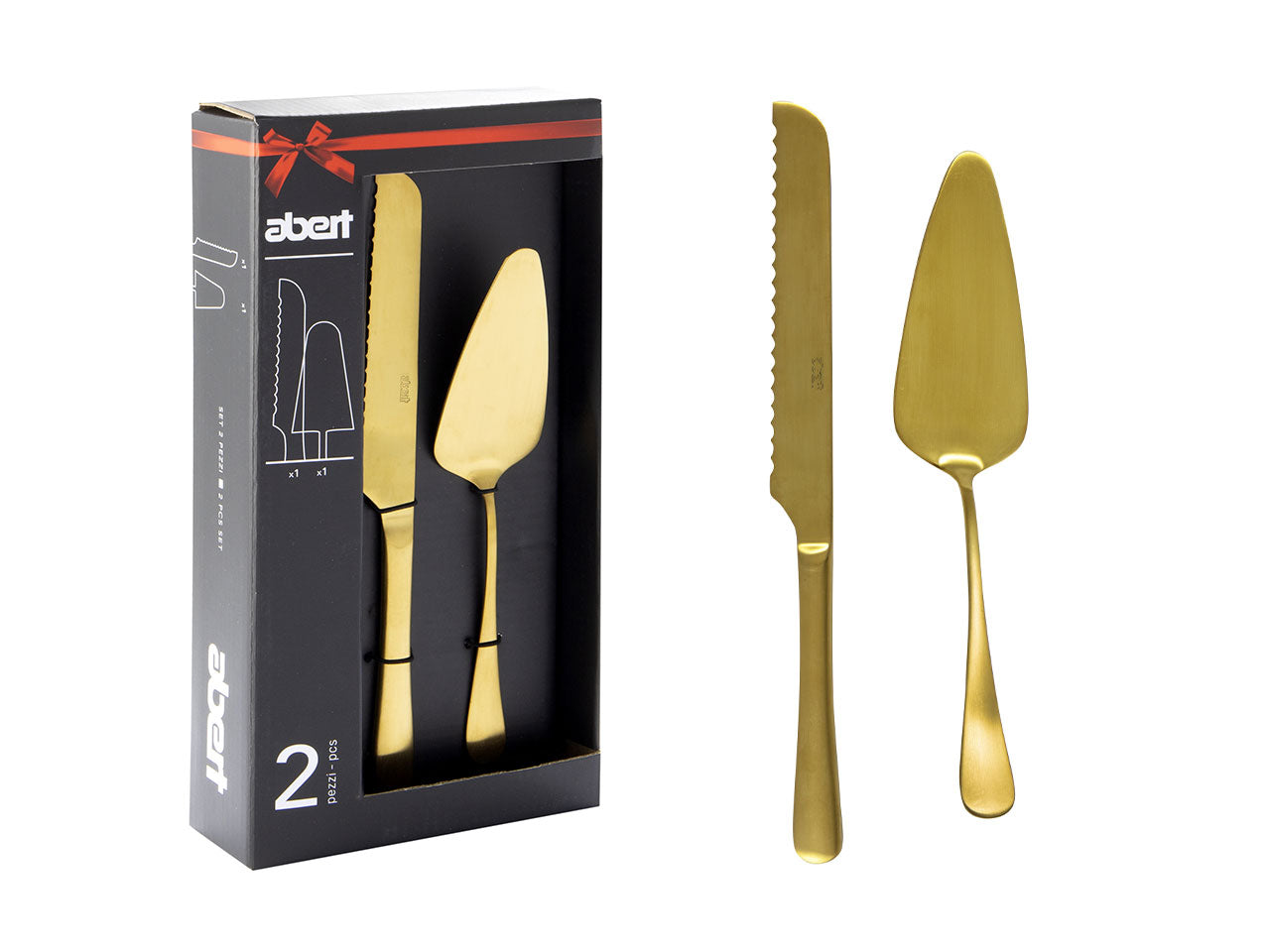 L.malaga serv.dolce 2 pezzi oro lml35800299