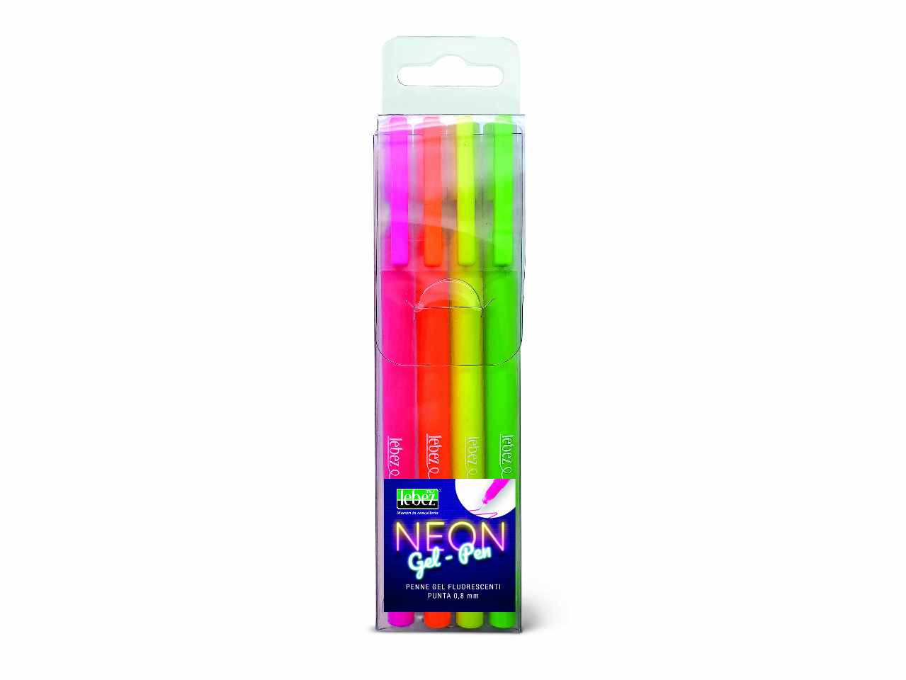 Penna gel neon 4 pezzi 81242