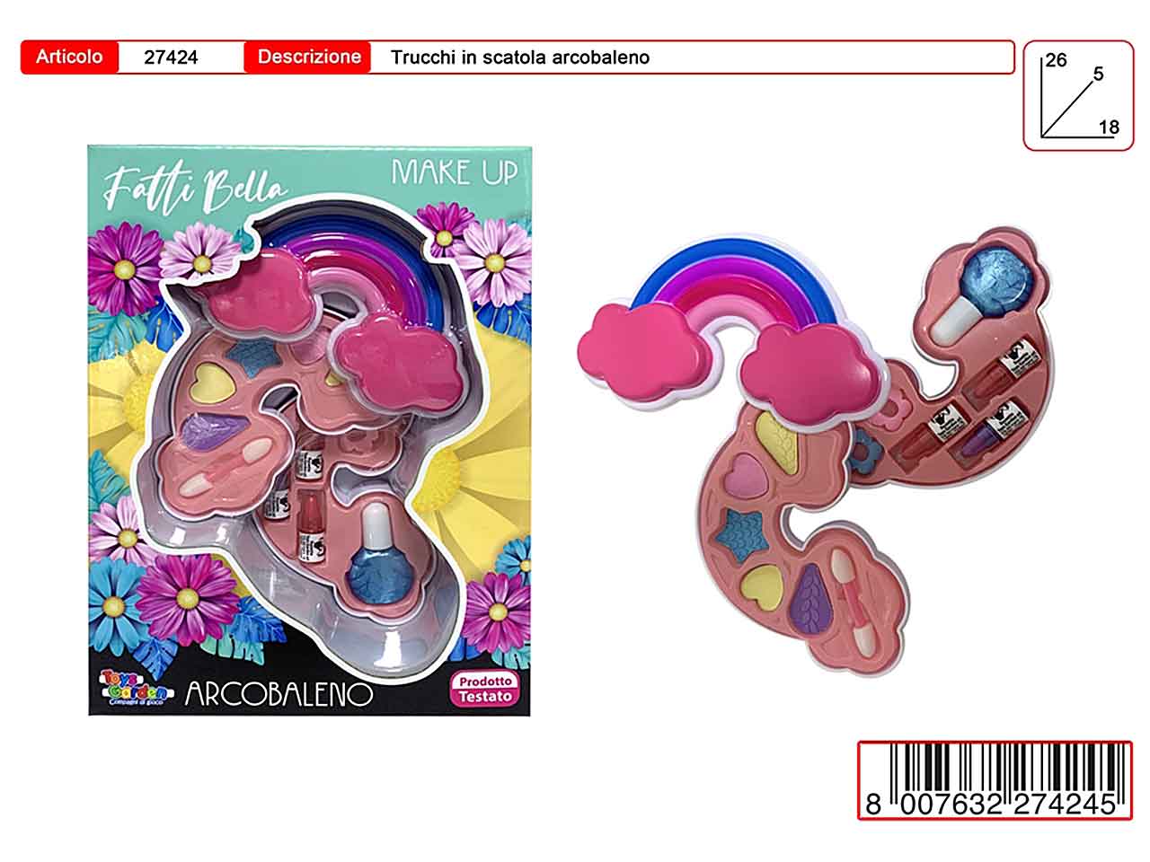 Fatti bella make up arcobaleno 27424