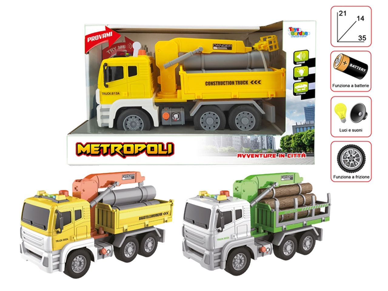 Metropoli camion trasporto pesante