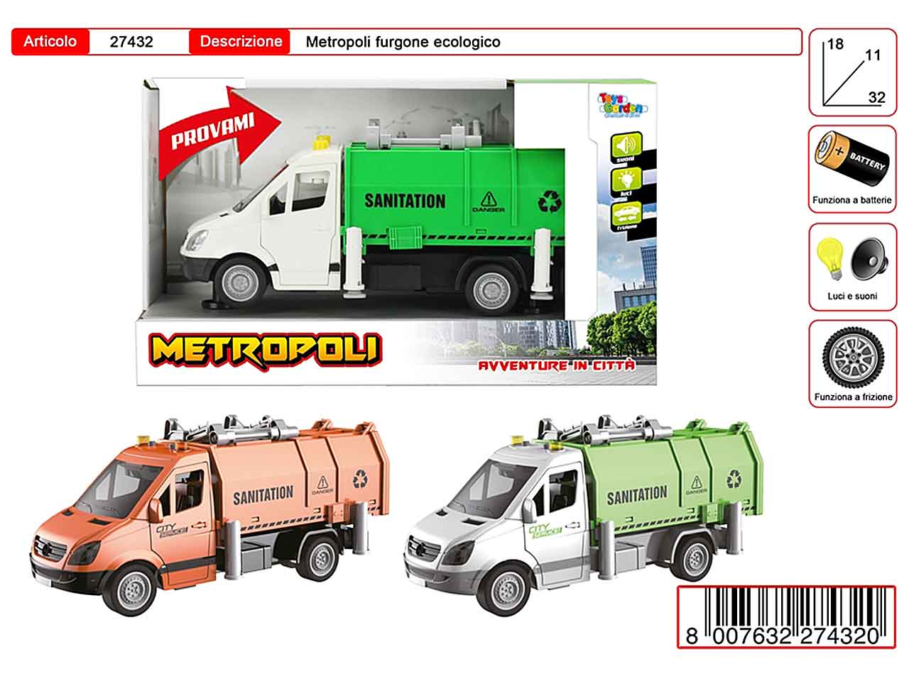 Furgone ecologico 27432