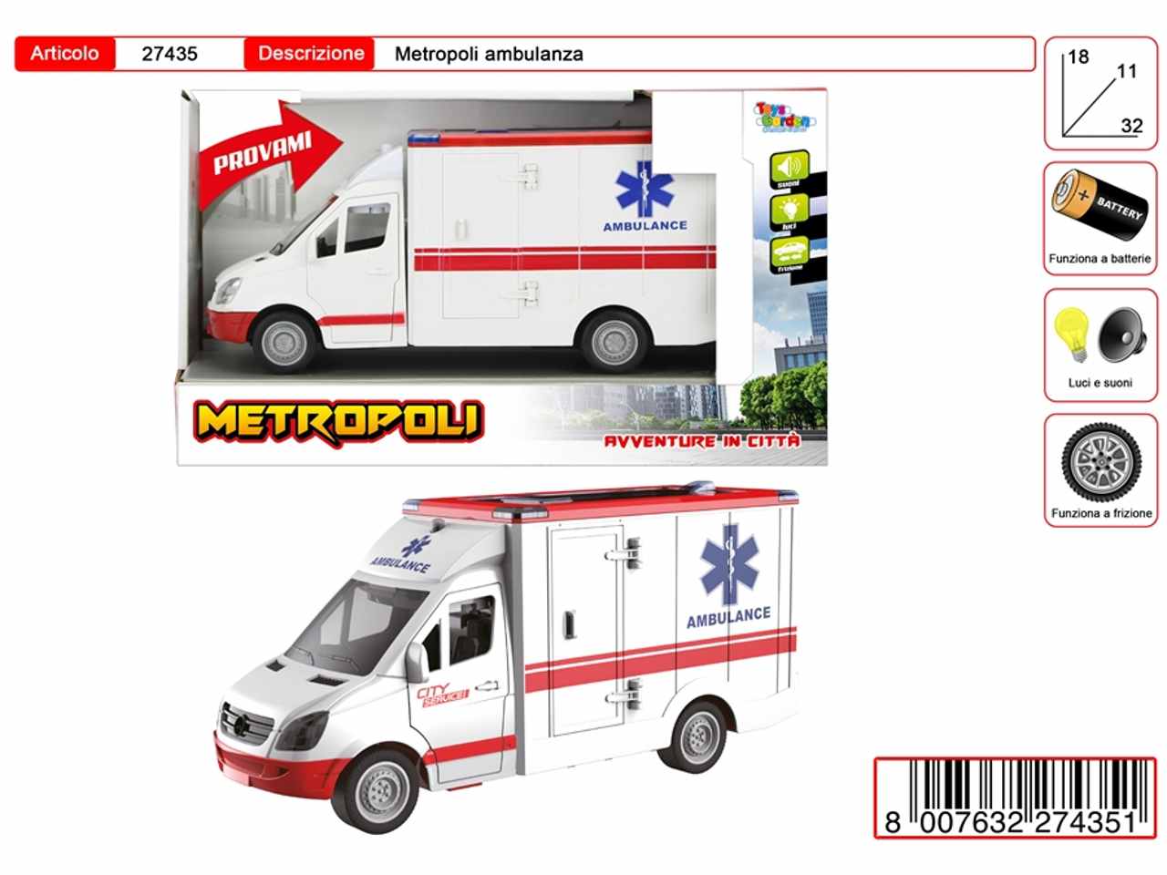 Metropoli ambulanza 27435