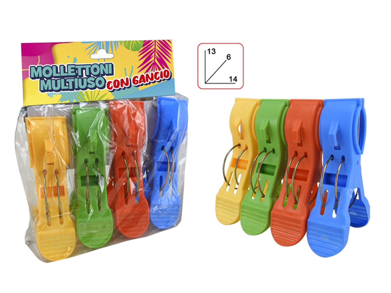 Mollettoni 12cm con gancio