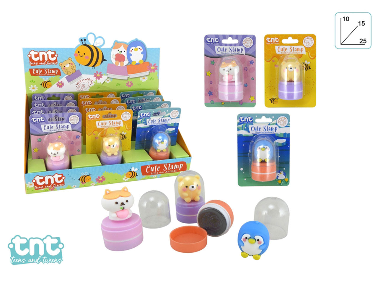 Tnt cute stamp - timbrini animali