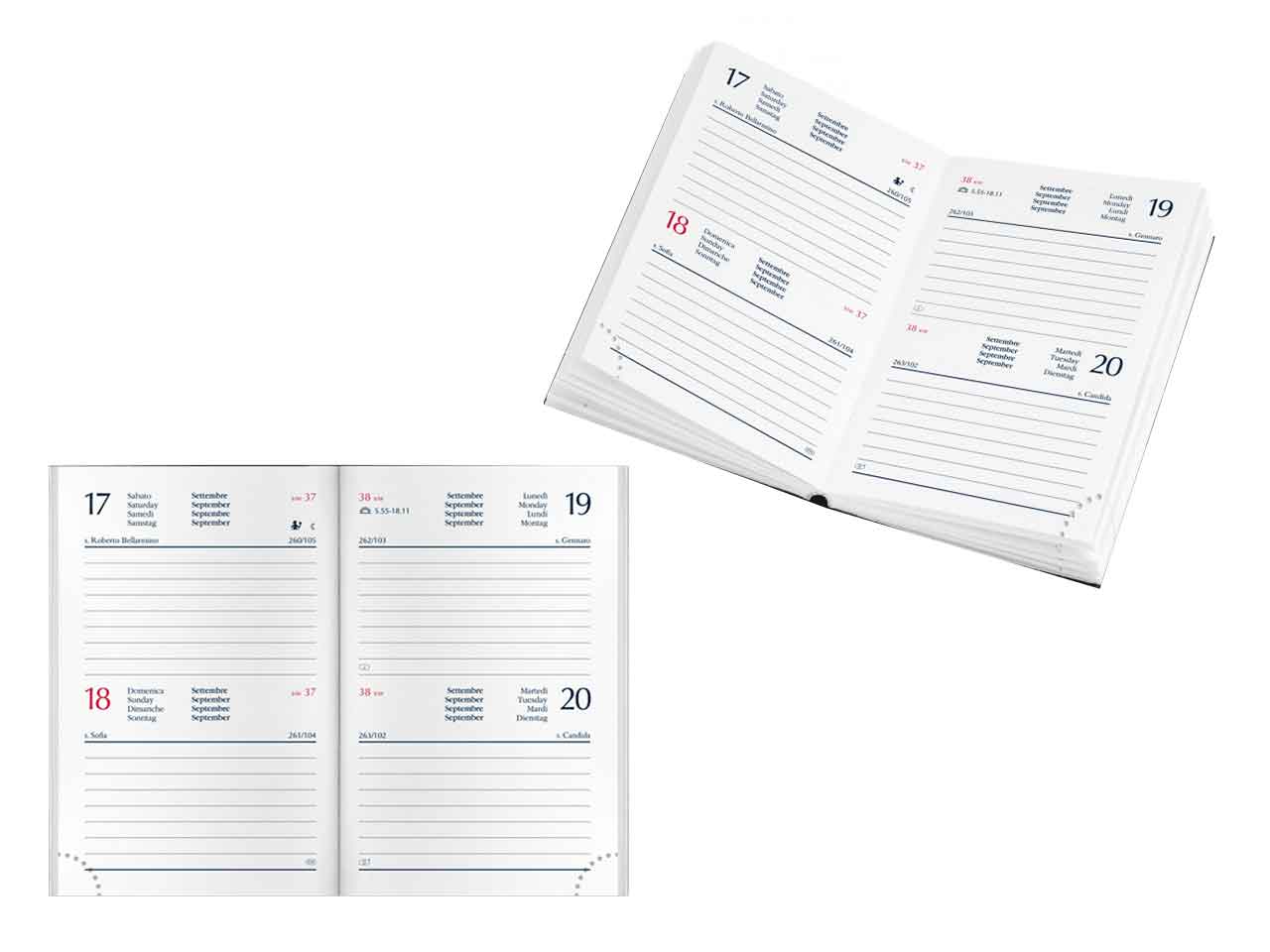 Agenda giornaliera 6.5x10cm