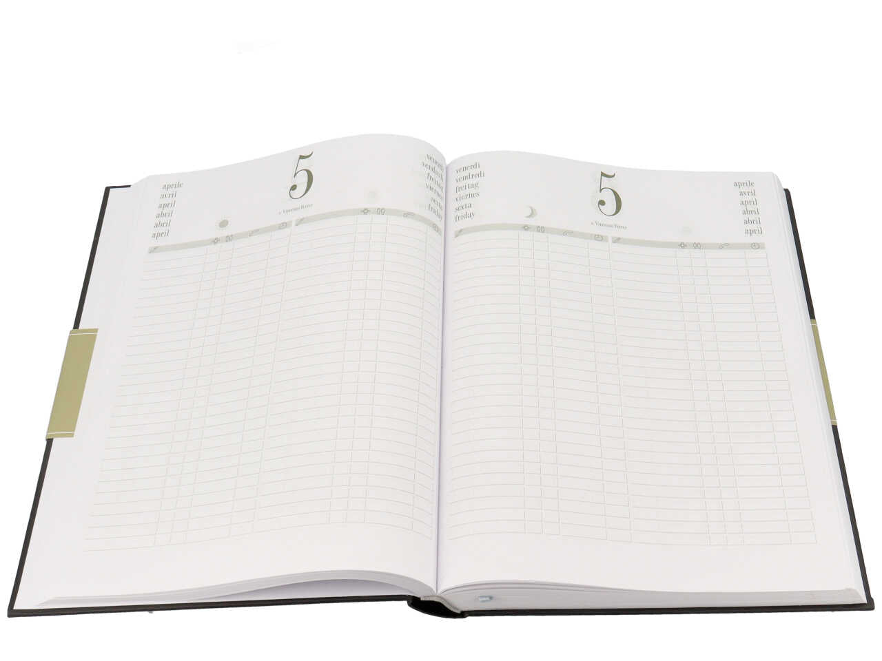 Agenda giornaliera  misura 21x29,7cm matrà