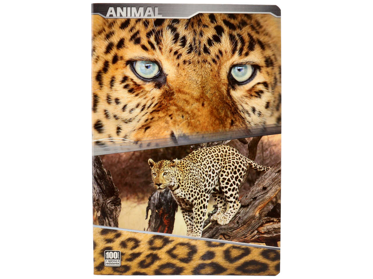 Quaderno maxi 100gr animal rigatura C Fogli 18+1 - la confezione comprende 10 quaderni - assortiti
