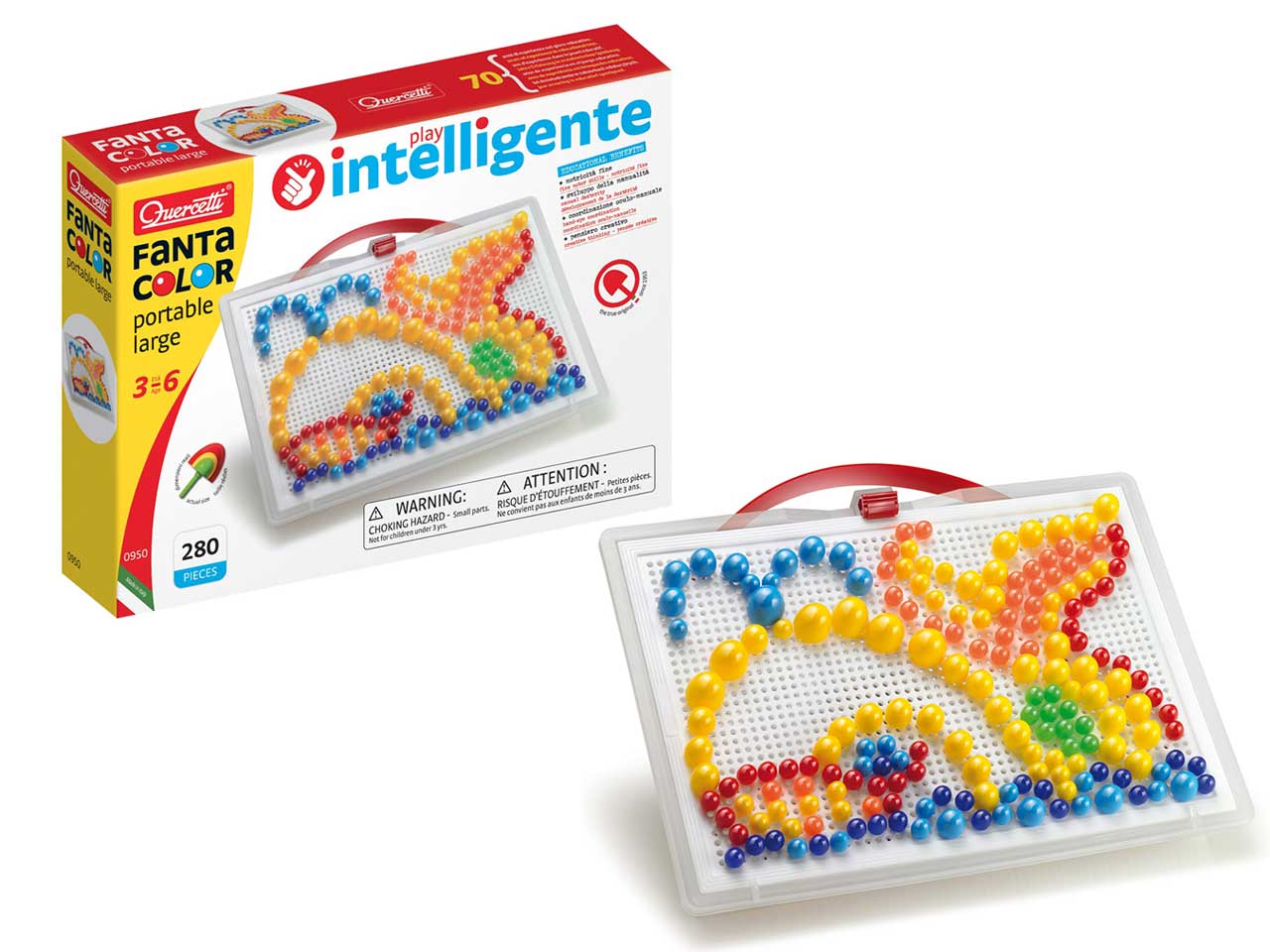 Fantacolor chiodini portable large 280 pezzi