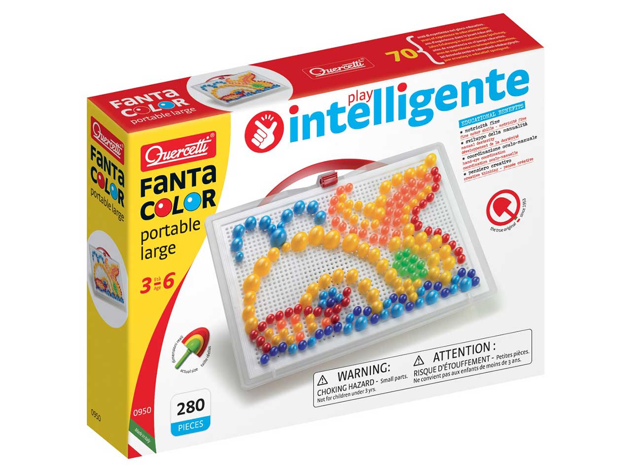 Fantacolor chiodini portable large 280 pezzi