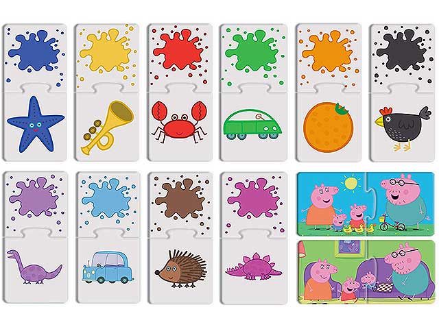 Gioco peppa pig logic 32 tessere 74716