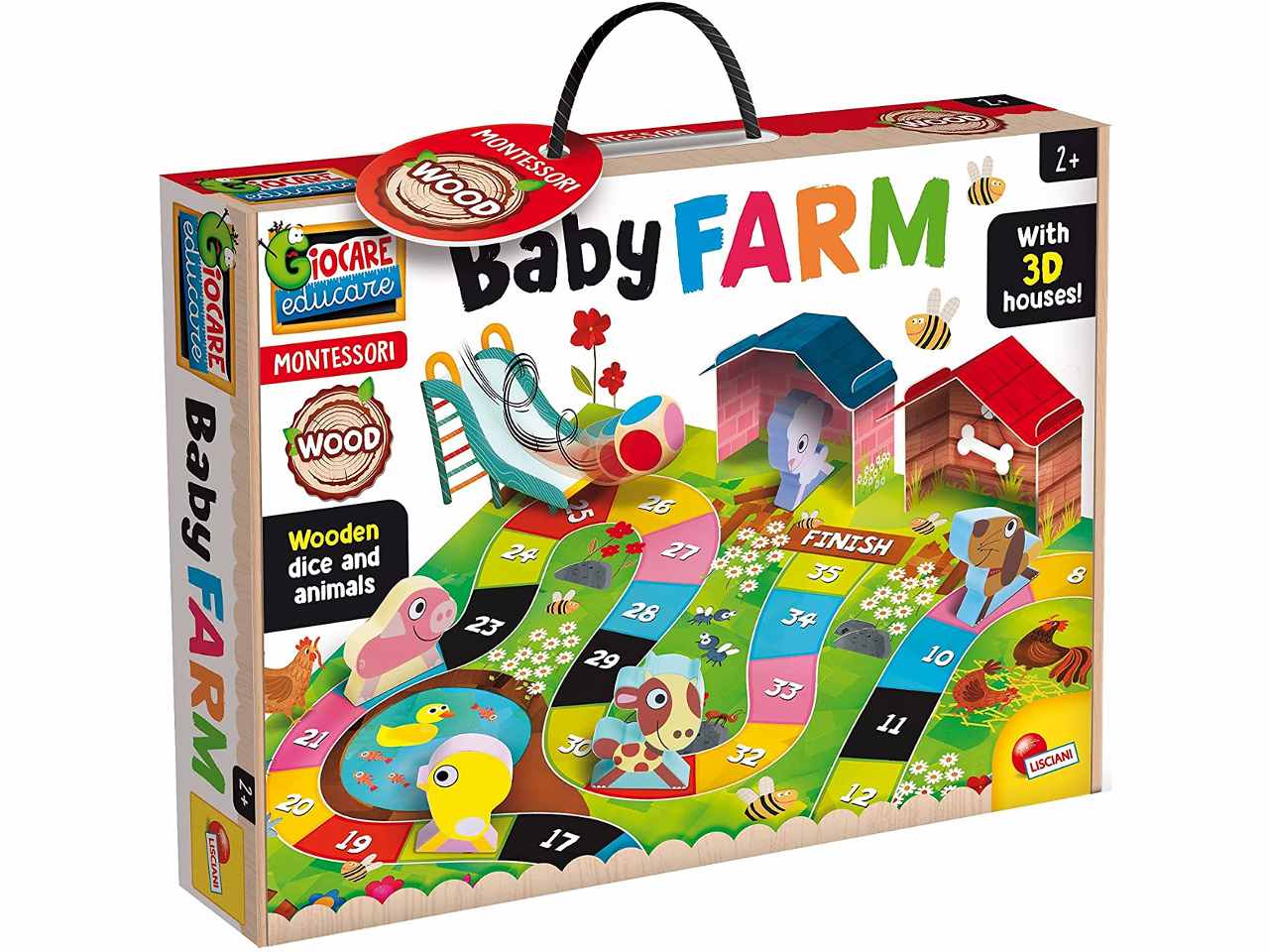 Montessori legno baby farm85873