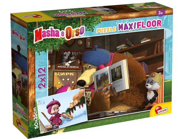 Puzzle maxi 2x12pz masha 86122