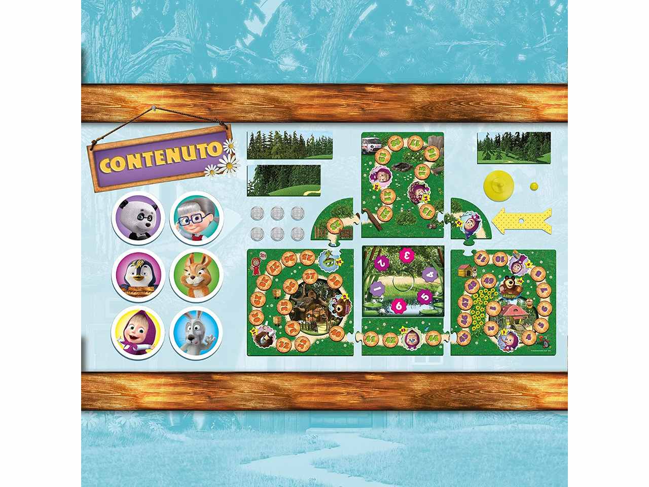 Masha e orso gioco dell'oca       89215