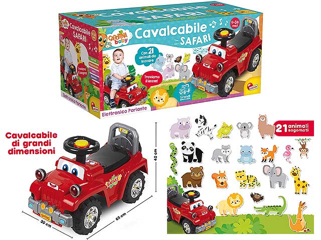 Carotina baby cavalcabile safari e89574