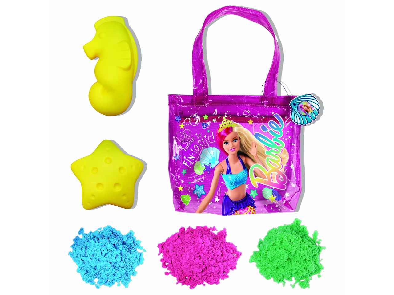 Barbie sand beach 500gr in shopper summer bag91959