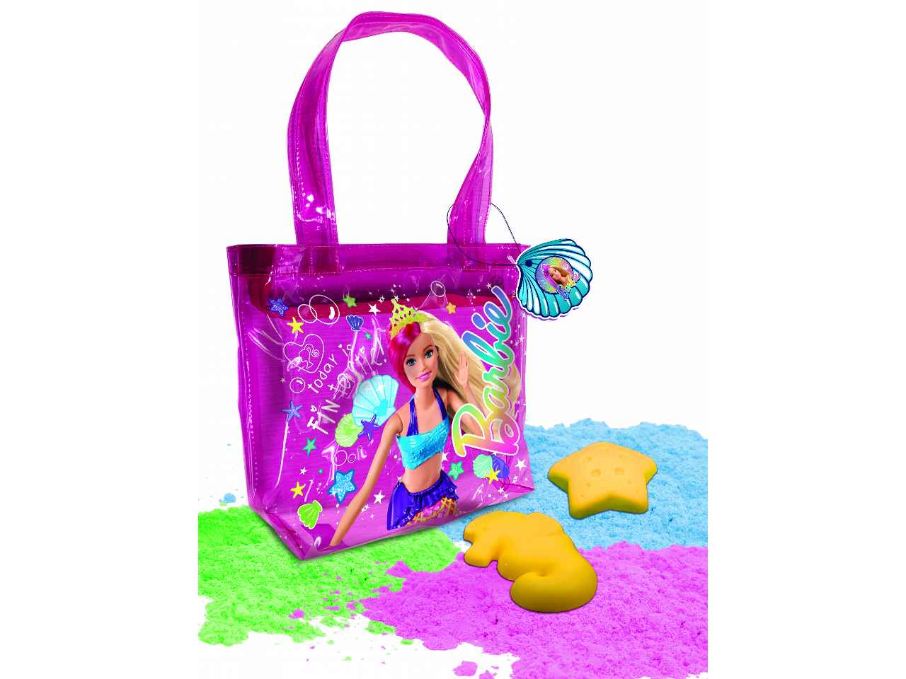 Barbie sand beach 500gr in shopper summer bag91959