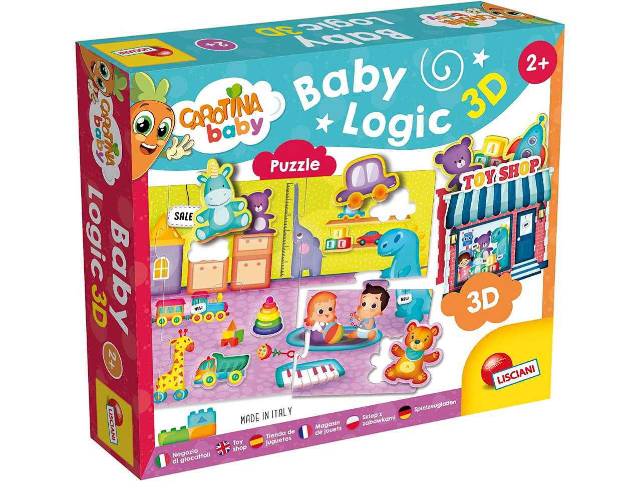 Carotina baby logic 3d giocattoli 92543