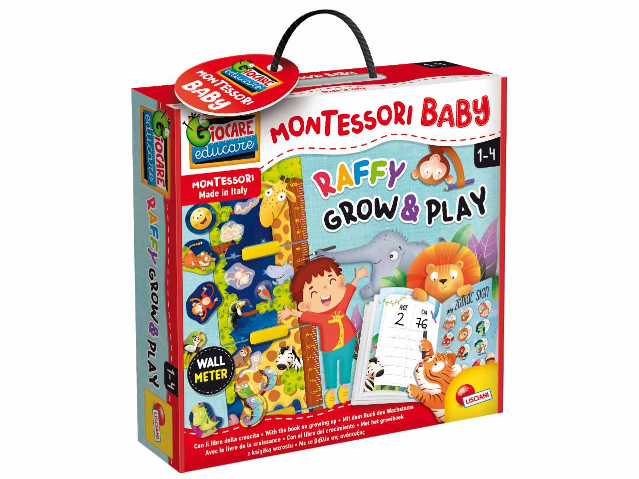 Montessori baby giraffa misurabimbo 92789