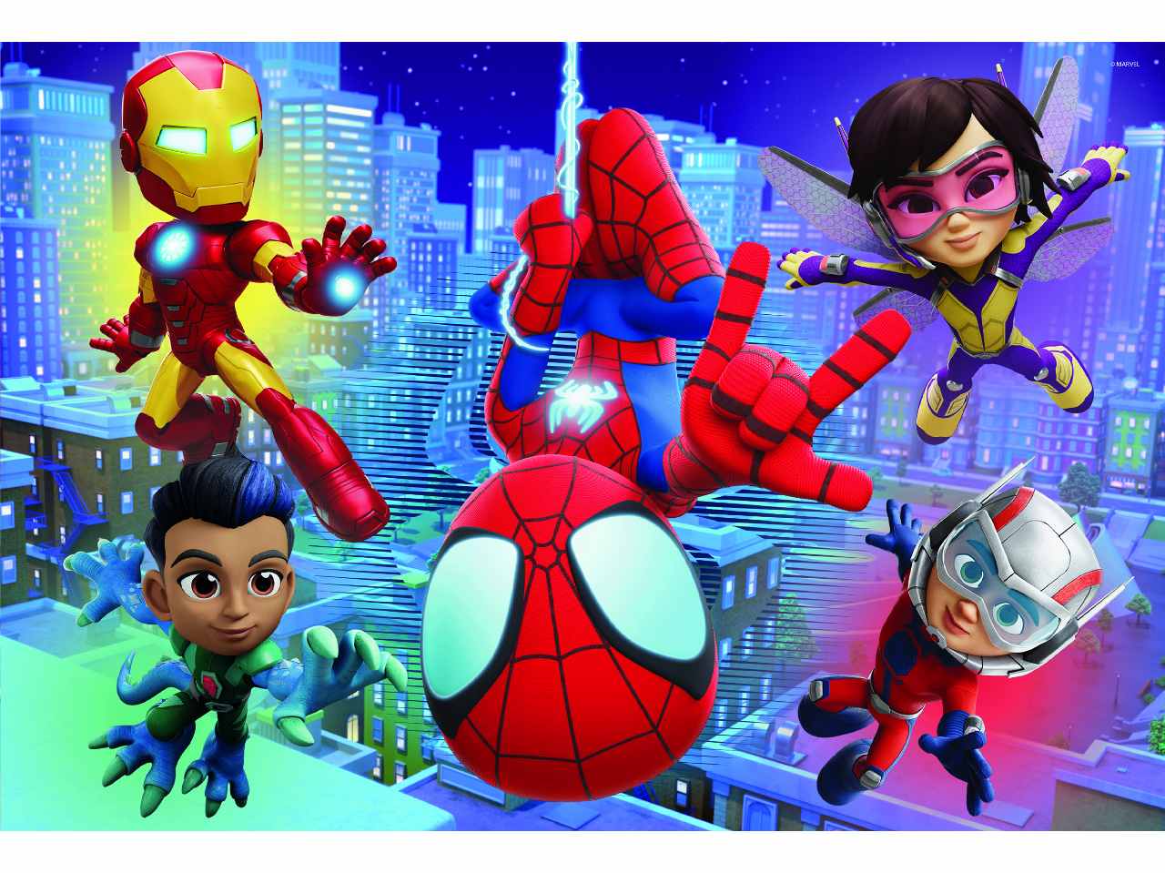 Marvel puzzle df maxi floor  2 x 24 spidey