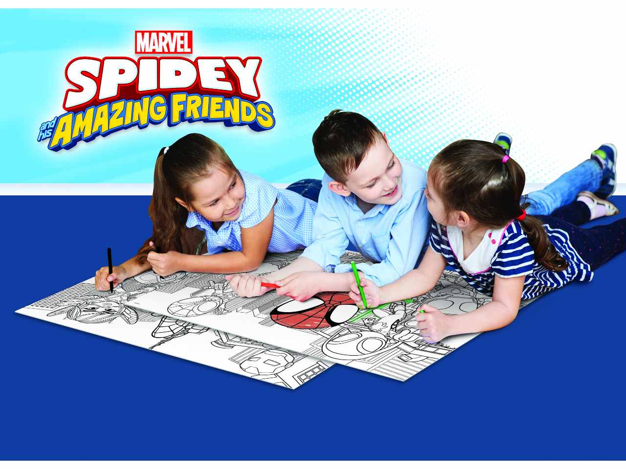 Marvel puzzle df maxi floor  2 x 24 spidey