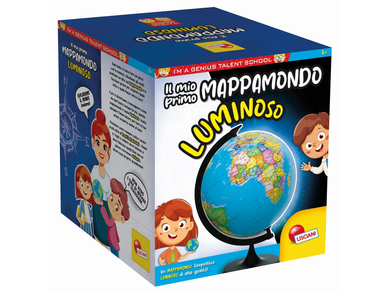 I'm a genius il mio primo mappamondo luminoso