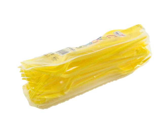 Giallo forchette 20 pezzi 03407