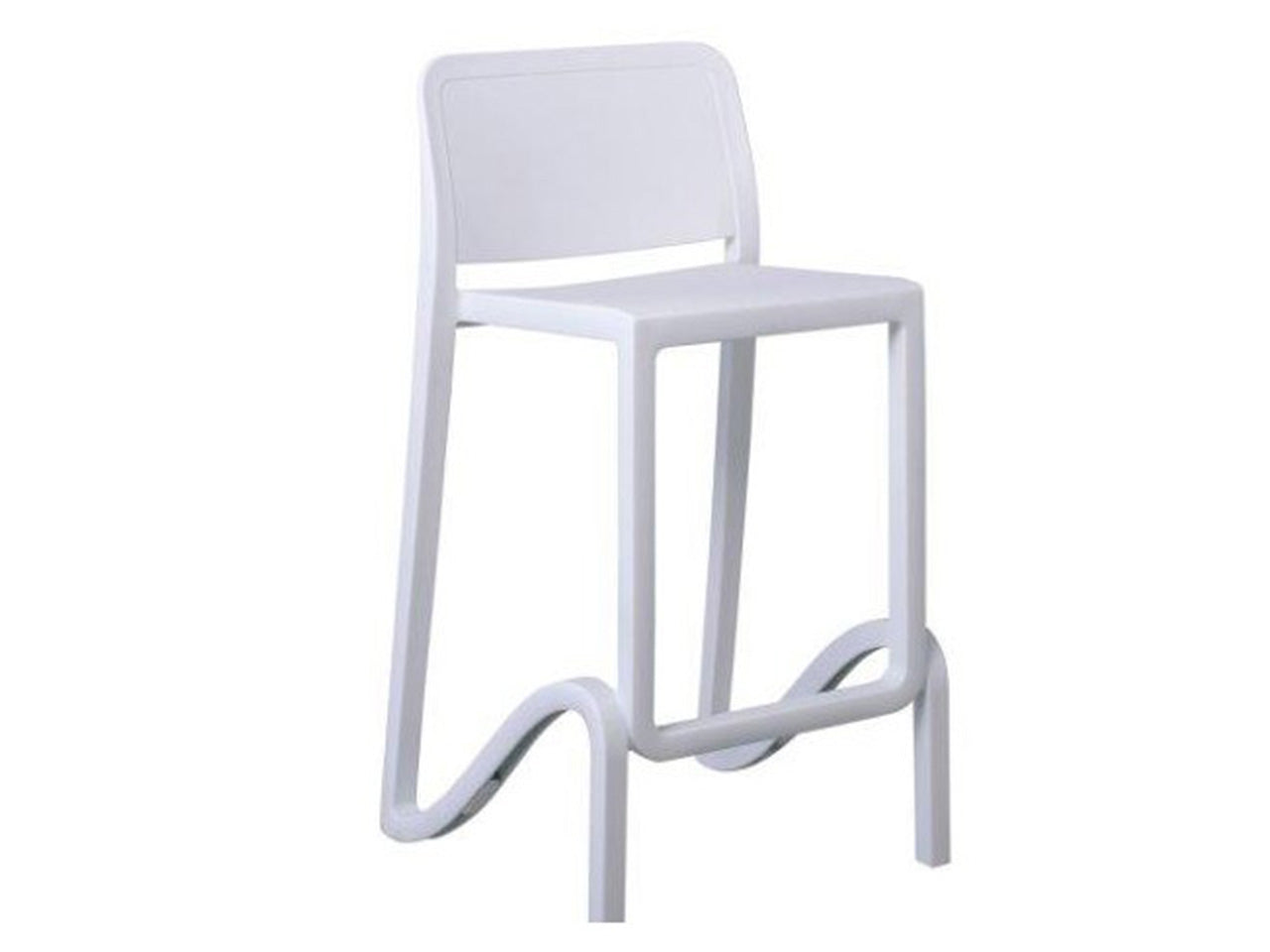 Sgabello giano bianco 99x37x36cm 750