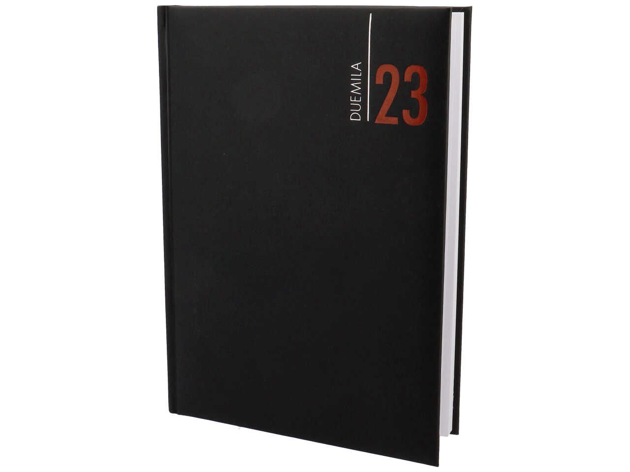 Agenda settimanale 17x24 nera 9131xmt14