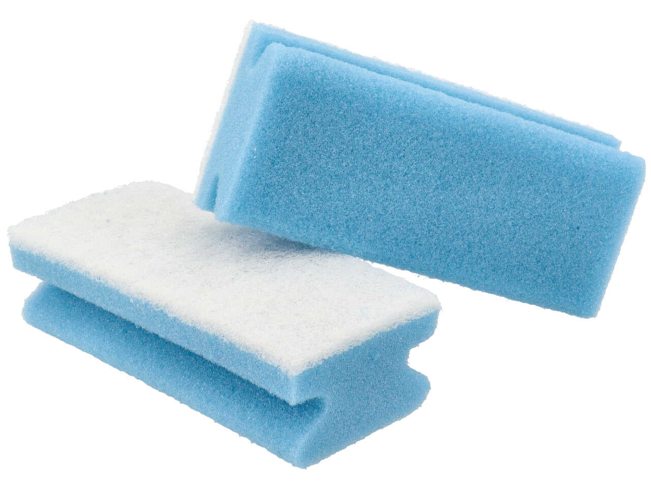 Spugna antigraffio sagomata blu 10 pezzi