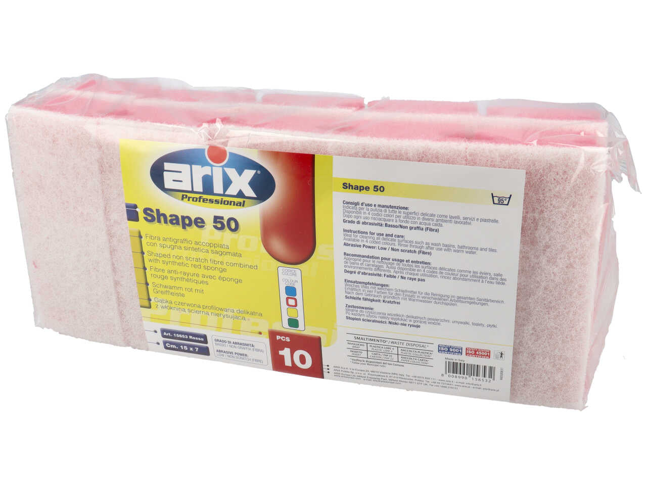 Spugna antigraffio sagomata rosa 10 pezzi