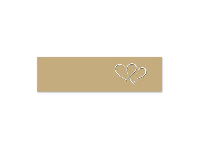 Biglietto bomboniera cuori shabby